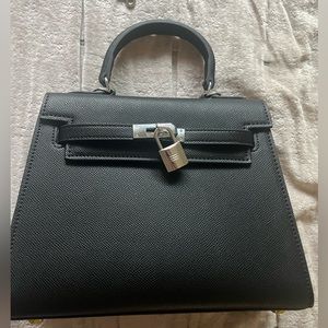 Black Small Leather Handbag